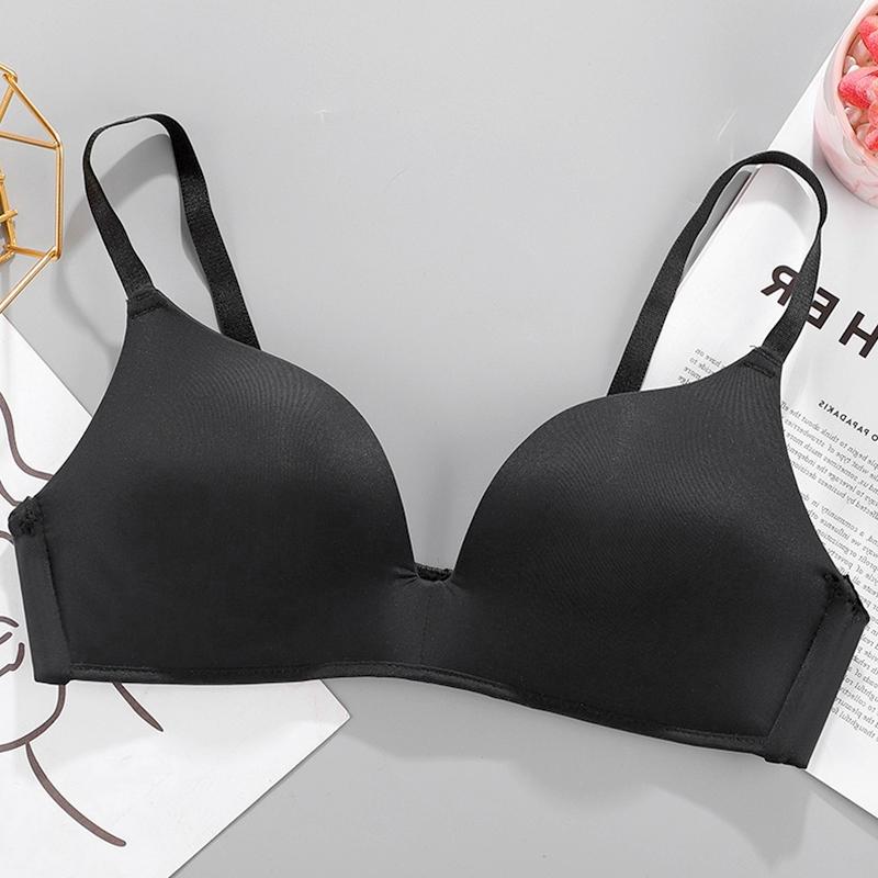 

1 шт. Женский дышащий бесшовный бюстгальтер тонкий женский бюстгальтер сексуальное нейлоновое пуш-ап нижнее белье без косточек