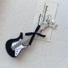 Small Star Hair Clip for Girls Retro Guitar Hairpins Accessory with Punk Clips