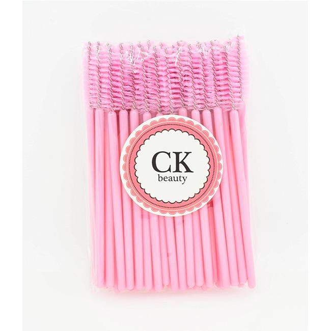 Disposable Mascara Wand Custom Crystal Disposable Mascara Lash Brush and Spoolies Lash Brushes