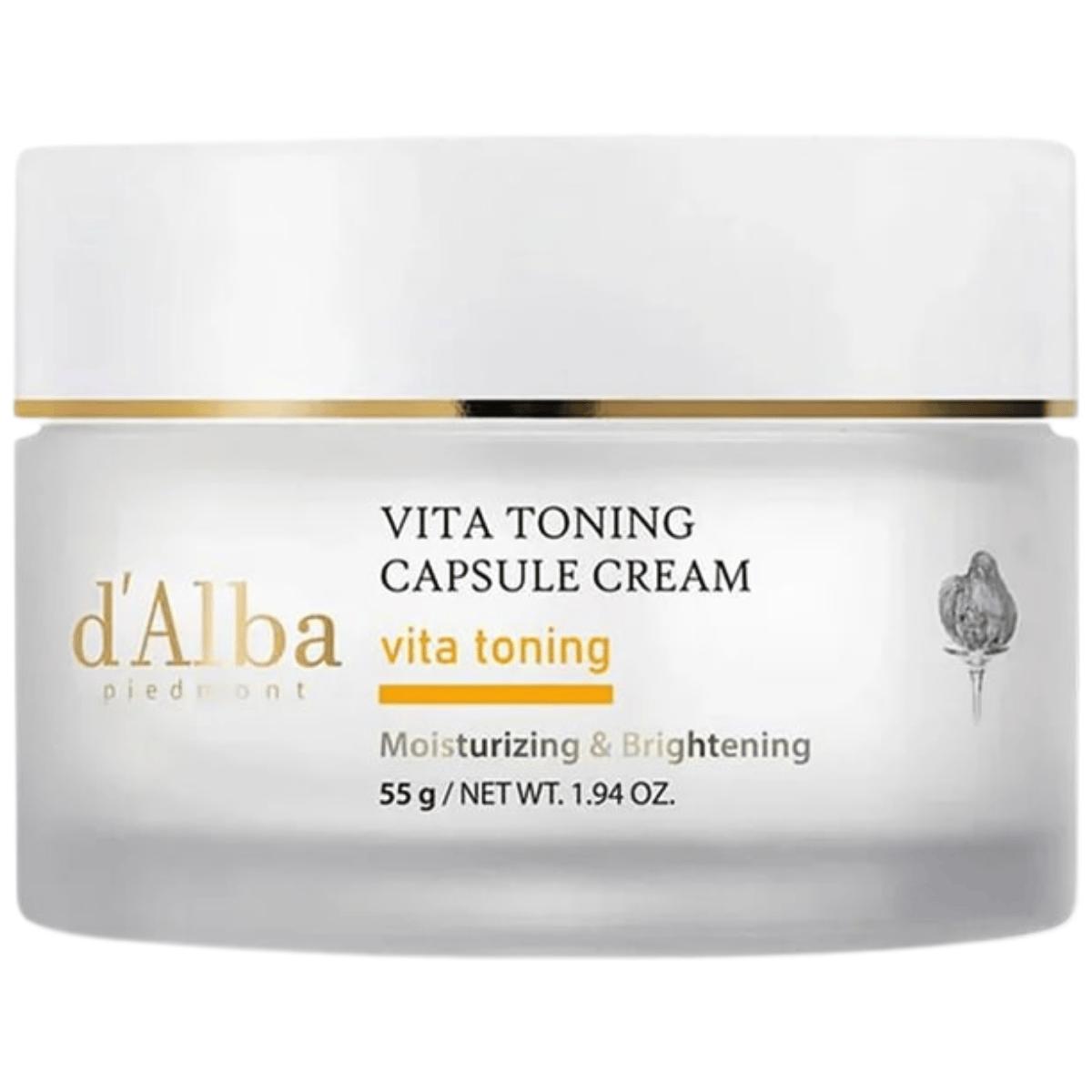 

d Alba - Vita Toning Capsule Cream, 55g brightening cream