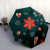 1pc Christmas Ornaments Automatic Open/Close Umbrella - Portable Collapsible Umbrella with 8-Rib Stability, Fashion Lovers Yy251017186