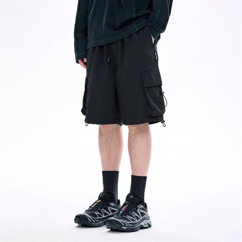 GOLFCROSS Unisex Solid Cargo Shorts