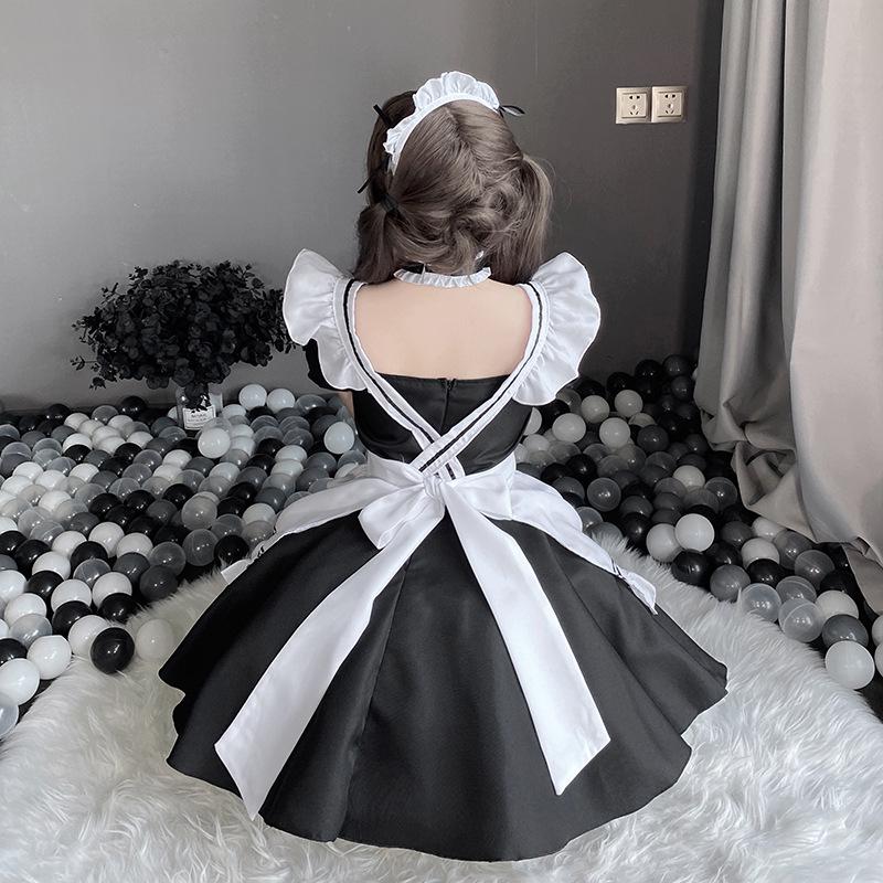 Uroczy Miękki Japoński Kostium Cosplay Maid Lolita na Występ Sceniczny