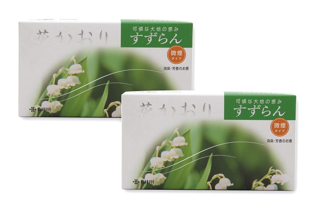Incense stick flower scent lily of the valley 2 boxes gentle lily of the valley scent low smoke incense fragrance stick