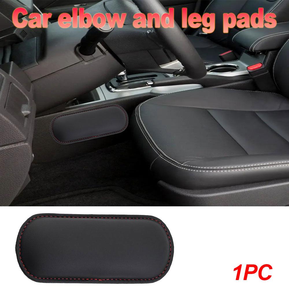 

1/2pc Car Knee Pad Inside Knee Leather Car Pillow Car Cushion Elastic Cushion Memory Foam Thigh Support Car Accessories Interior