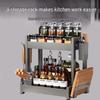 Multifunctional Double-Layer Kitchen Storage Rack