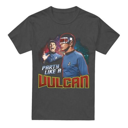Star Trek Unisex Adult Party Like a Vulcan T-Shirt