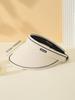 Summer New Fashion Visor Straw Hat Female Tassels Design Empty Top Outdoor Women Sun Caps