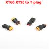 XT60 XT90 Plug Male / Female To T Plug Female / Male Connector Conversion Adapter No Wire for RC Airplane Quadcopter Parts