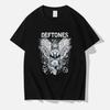 Men Deftones Merch Chino Moreno Diamond Print Women T-shirt Casual Basics O-collar Black Short Sleeve