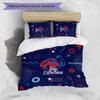 Juego de Ropa de Cama Estampada France Football de 3 Piezas Juego de Cubre Cama Acogedor y Transpirable como Regalo de Inauguración o Festivo