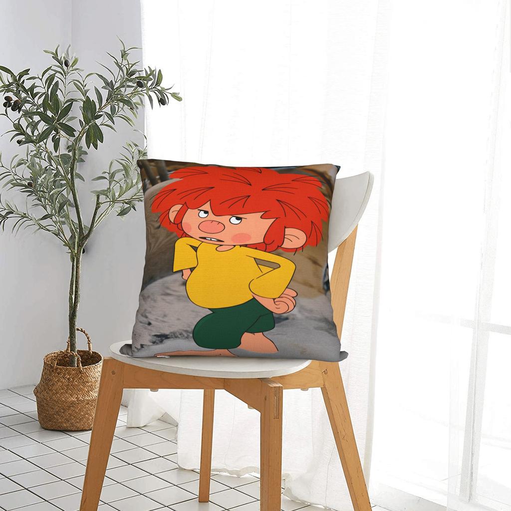 P-Pumuckls Pillow Case Vintage Pillow Cover Comfy Pillowcases For Couch Sofa Bedroom