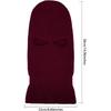3-Hole Knitted Full Face Cover Ski Mask, Adult Winter Balaclava Warm Knit Full Face Mask for Outdoor Sports