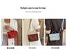 Cambridge DIY Handmade Color Block Woven Shoulder Crossbody Messenger Bag - Women's Trendy New Style