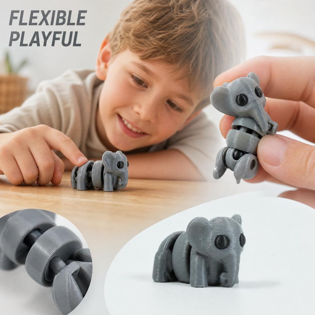 3D Printed Toy with Articulated Joints for Creative Play and Display