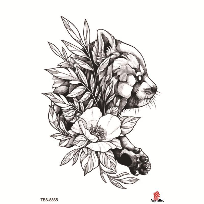 Set mic de tatuaje autocolante totem și simbol impermeabile pentru antebraț