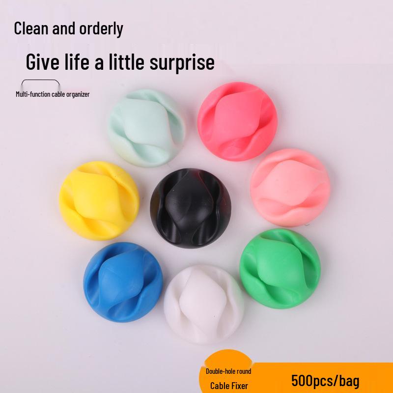 Nástěnné kabelové klipy a organizéry: Stolní úložný prostor a úložný prostor pro nabíjecí kabely pro mobilní telefony, sluchátka, pro použití v kanceláři a u postele