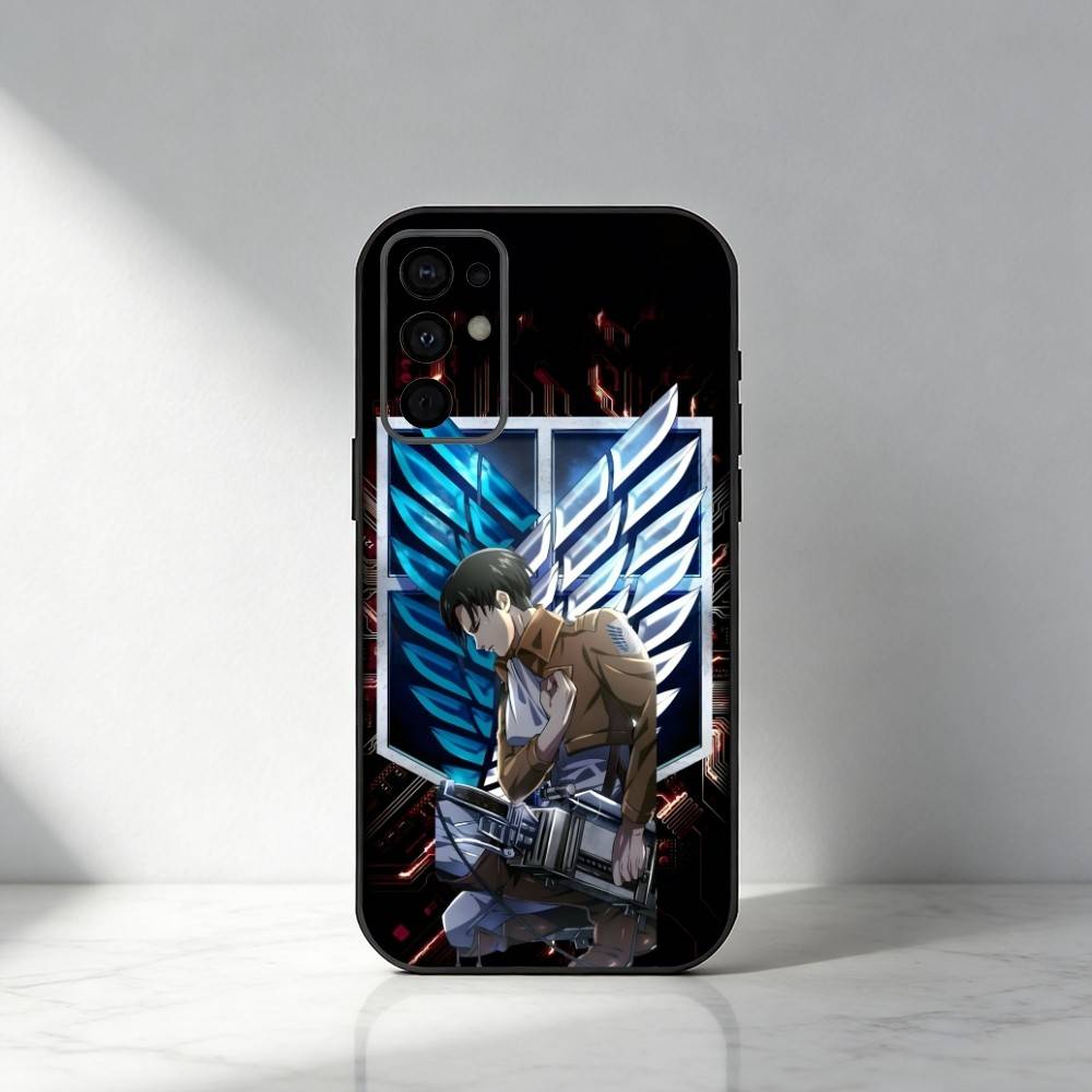 AOT Anime HD Printed Phone Case For Samsung S25,S24,S21,S22,S23,S20,Ultra,S26,Plus,Fe,Note,5G Black Cover