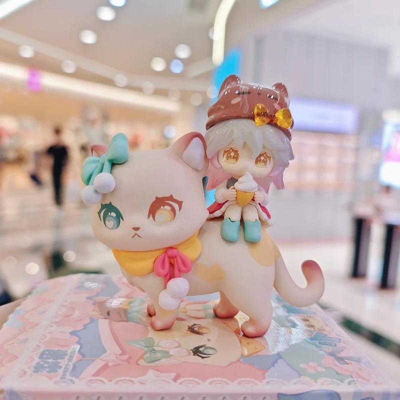 Moni Berry Cat Nianai Little Cat Companion Series Blind Box Cute Cat Figurine Birthday Gift for Girls Trendy Collectible Toy