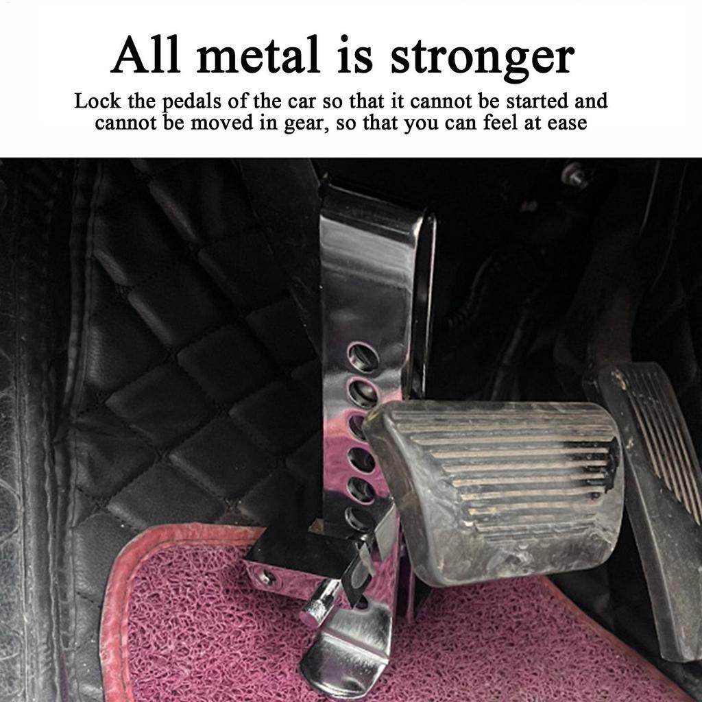 Car Brake Clutch Lock Anti-Theft Portable Heavy Duty Vehicle Safety Tool Automotive Safety Brake Clutch Lock For Auto Sedans