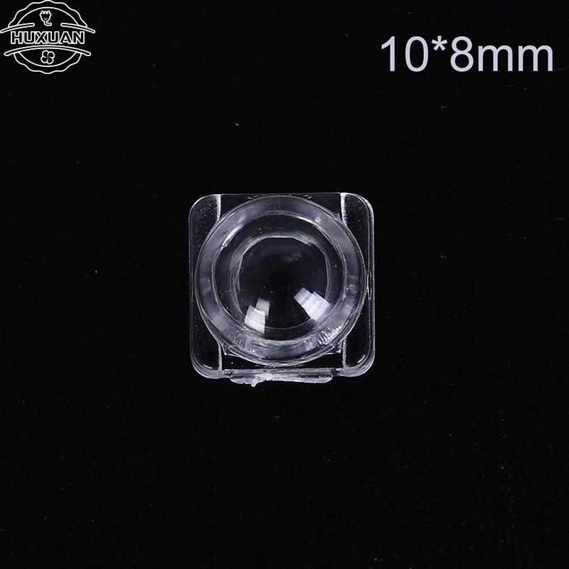 50pcs/set 30 60 Degree LED Lens Reflector Collimator For 5050 SMD 10X8mm Convex Optical Lens Reflector Collimator