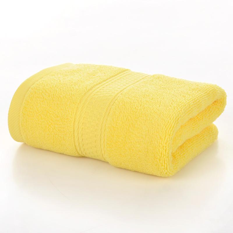 Style, plain cotton towel, household face towel, soft and absorbent