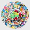 100 Unique Cartoon Marine Life Stickers for Laptops, Suitcases, and Scooters