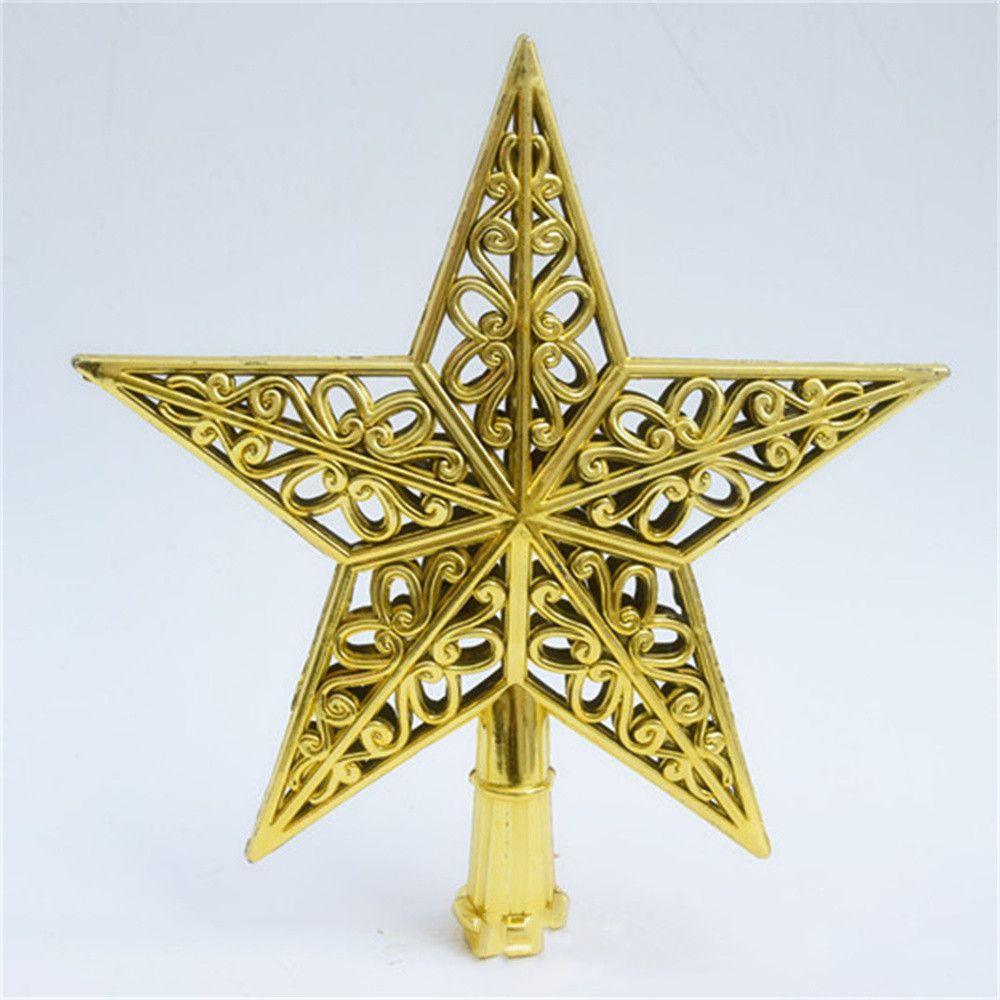 Xmas Tree Ornaments Christmas Tree Top Star Christmas Tree Topper Five-pointed Star Xmas Tree Top