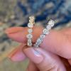 CAOSHI Simple Stylish Women's Rings Bright Round Cubic Zirconia Gold Color/Copper Color Wedding Engagement Elegant Accessories