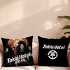 Rock Band Tokio Hotel Tom Kaulitz Pillow Case Sofa Living Room Bedroom Headboard Backrest Cushion Square Cushion Nap Time