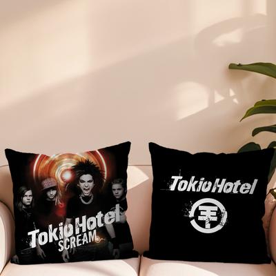 Rock Band Tokio Hotel Tom Kaulitz Kussensloop Bank Woonkamer Slaapkamer Hoofdeinde Rugleuning Kussen Vierkant Kussen Slaaptijd
