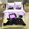Skibidi Toilet Funny Kprl Speaker Cartoon Duvet Case Pillowcase Bedding Set Twin Full King for Boys Adults Bedroom