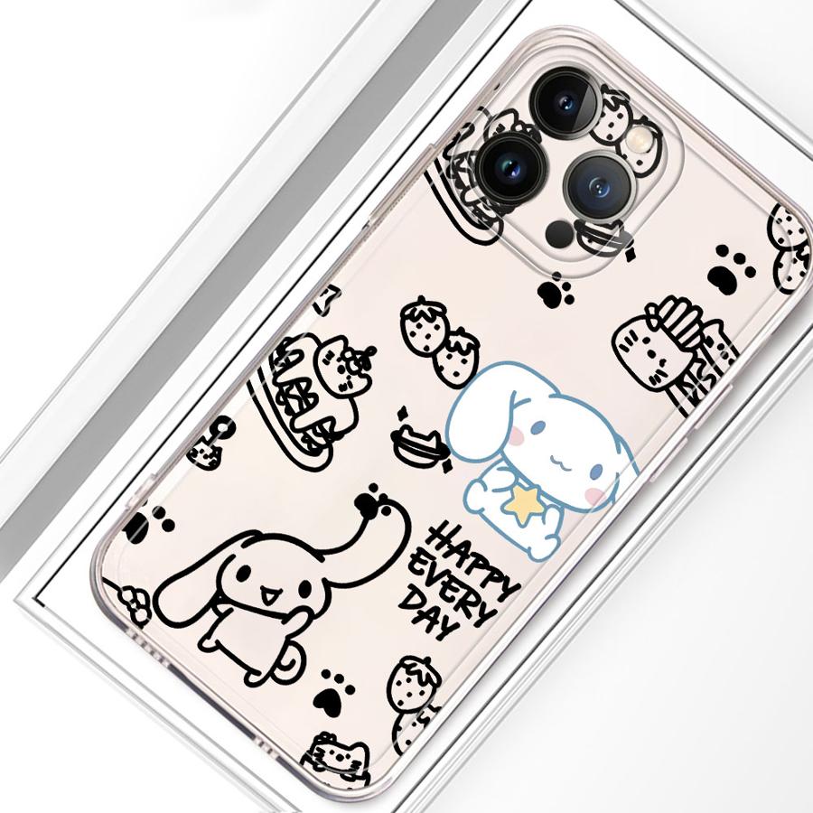 

Case for iPhone 17 Pro Max 11 15 7 8 13 Pro 14 Plus 16 12 Mini XR Air XS Max Soft Phone Cover Sanrio Pochacco iPhone 16 Pro Max