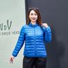Women's Winter Plus Size Padded Jacket Simple Stand Collar Short-Length Thermal Jacket