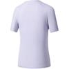 Anta Champion Outdoor Series Breathable Comfortable Moisture-Wicking Simple Slim Fit Short Sleeve T-Shirt Women Tops Gray-Mist-Purple 162520111-4