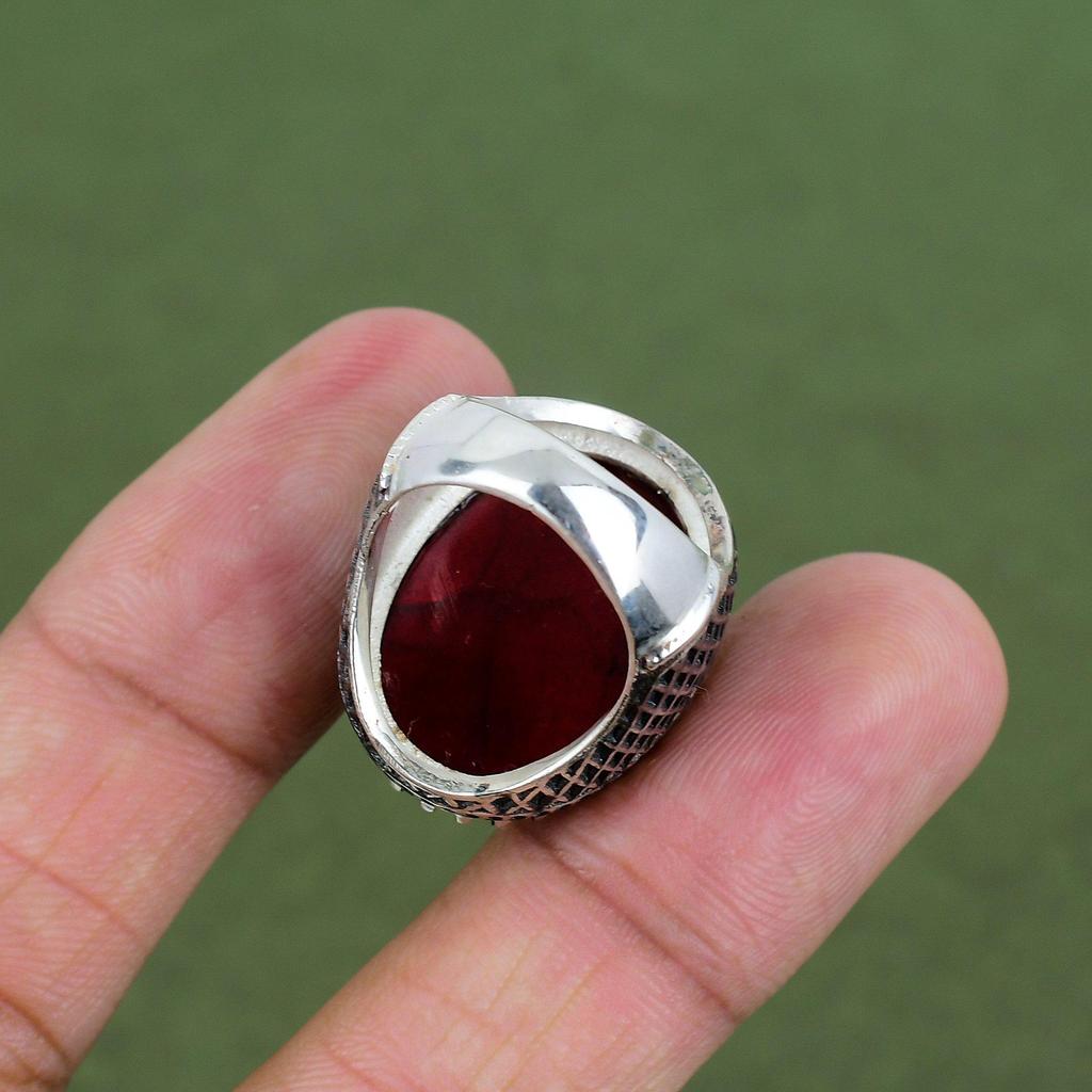 Roter Feuer Labradorit Ring 925 Sterling Silber Ring Edelstein Handgefertigter Ring Antiker Schmuck Anständiger Ring Geschenke Für Frauen In Ringgröße Erhältlich