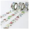 Rokkatei Floral Masking Tape Marsei Label Masking Tape of Stationery [Hokkaido Exclusive] / (Set 2)