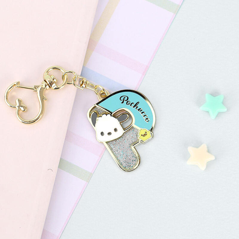 Pochacco Initial Keychain