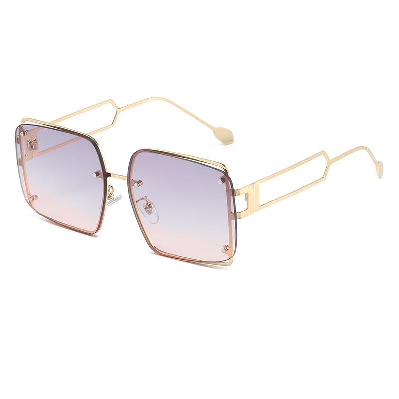 Box Sunglasses, Personalized Metal Rimless Sunglasses Sunglasses