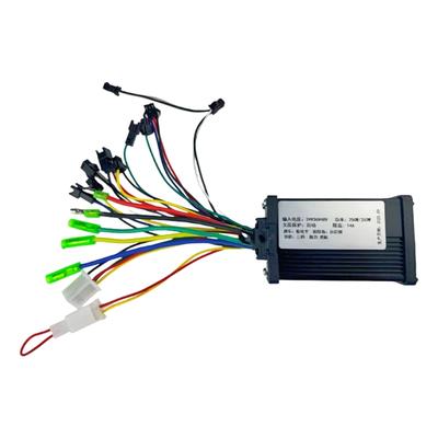 Controlador de Motor sin Escobillas de Onda Sinusoidal de Alta Eficiencia 24V 36V 48V Tres Modos Rendimientos Estables Accesorio para Bicicletas Eléctricas