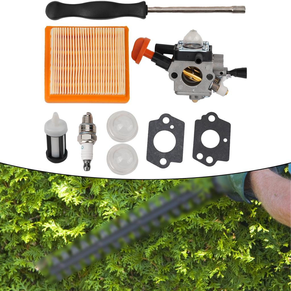 1 Set Premium Carburetor Kit For FS131R HT133 HT131 KM131R FS311 - Guaranteed Lawn Mower Parts And Accessories