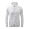 Outdoor Jacket Quick Dry Simple Long Sleeve Thin Solid Color Women Coat for Jogging