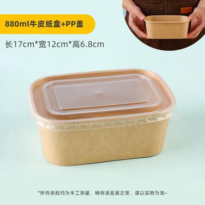 Einweg-Rechteckige Papier-Picknickbox