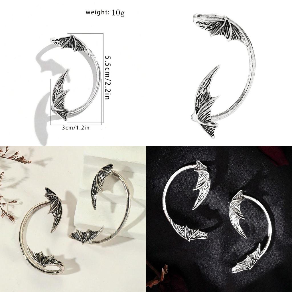 Cercei de Halloween Liliac Vampir Aliaj Bijuterii Gotice Pentru Femei