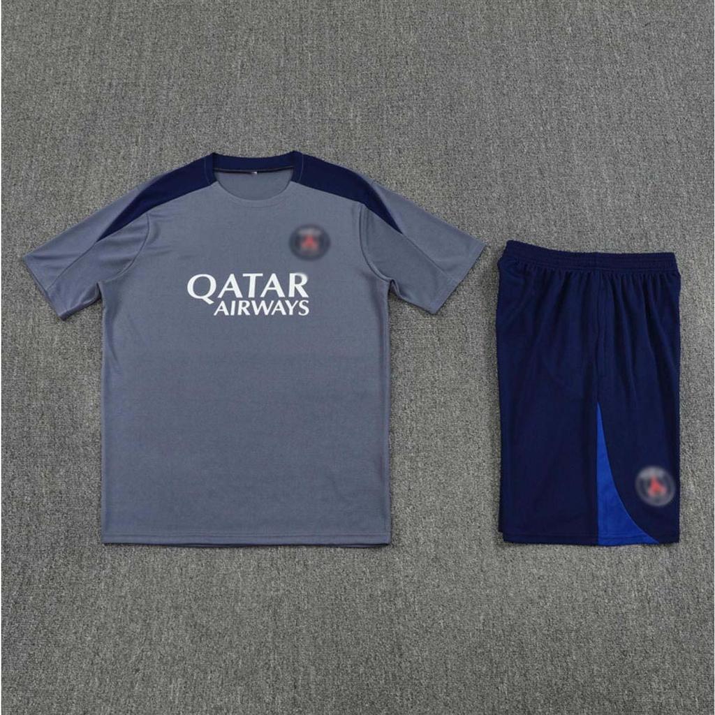Gran Kit de Fútbol del Paris Club: Conjunto de Entrenamiento de Fútbol para Adultos y Niños con Camiseta y Pantalones Cortos