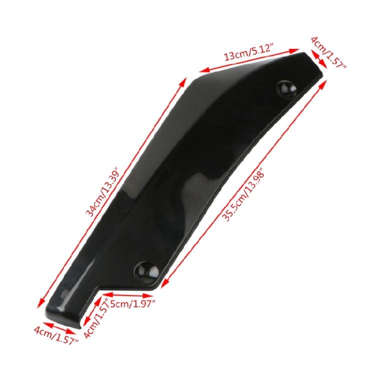 Bil Bakre Stötfångare Läpp Spoiler Diffusor Splitter Repskydd Bil Sidokjol