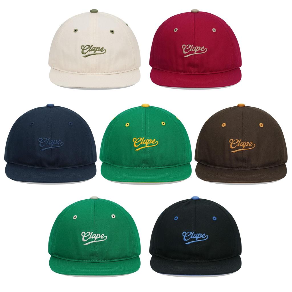 Clape Baseball Cap Adjustable Sun Protection Flat Brim Brown J-BSAP2546