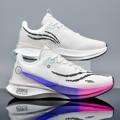 Running Shoes Red Rabbit Pro New Ultra-light Carbon Plate Professional Air Cushion Racing Sports Training Sports Running Shoes Shock Absorption
