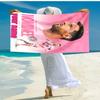 Personalized customized proof beach towel with Inter Miami Messi pattern - soft, absorbent,quick-drying,perfect