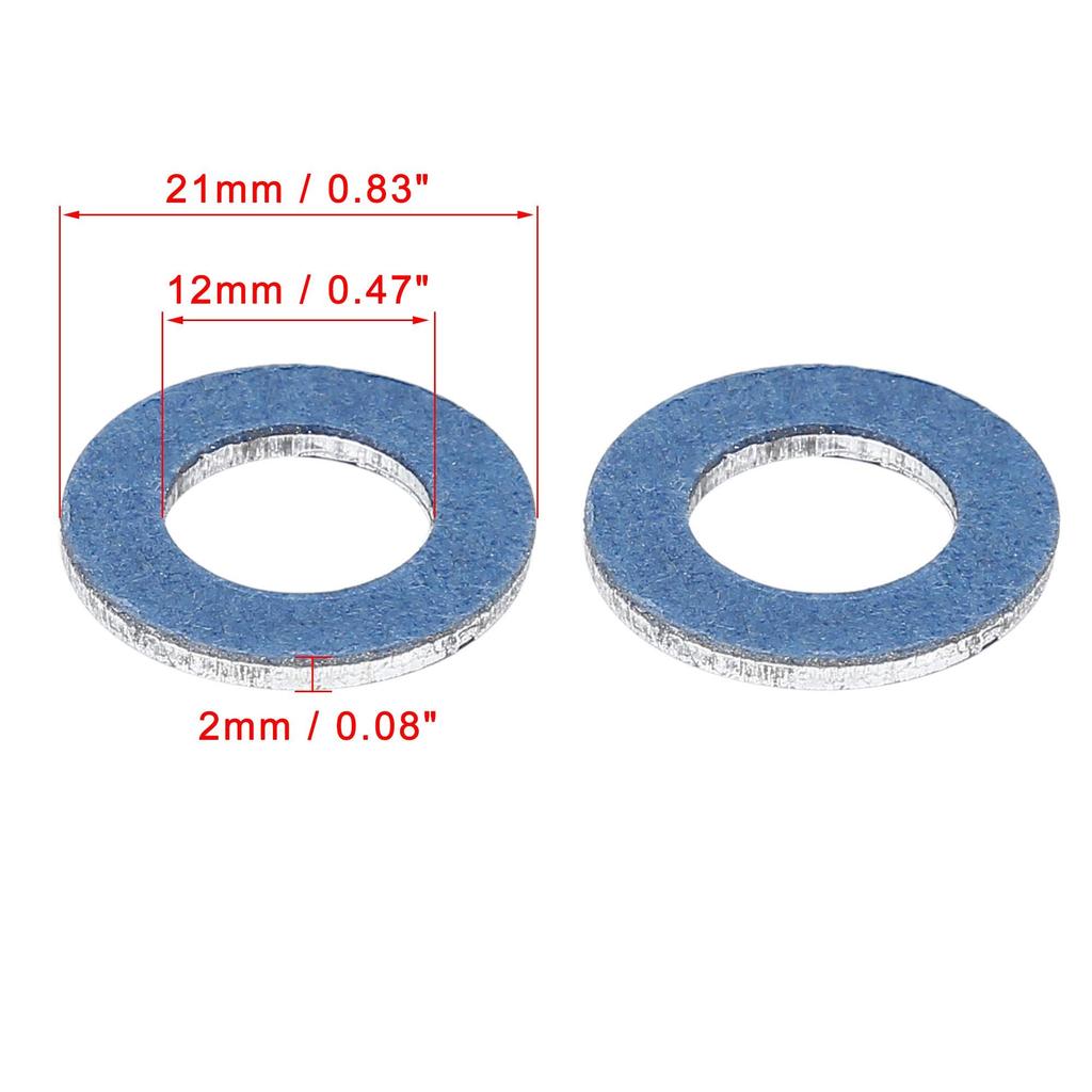 X AUTOHAUX Podkładka spustowa Uszczelka spustowa Pasuje do M12 90430-12031 Toyota 20 sztuk